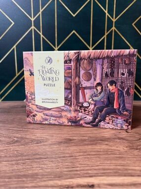 The Floating World Puzzle - Pink Illustration 1000-Piece